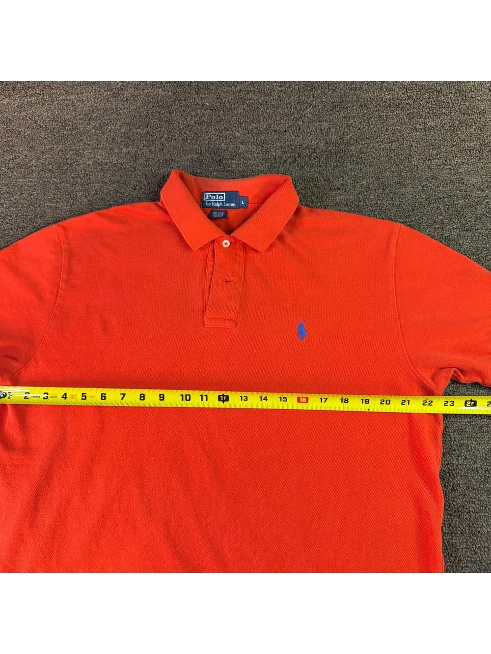 Polo Ralph Lauren Men’s L Red Polo Shirt Blue Pony